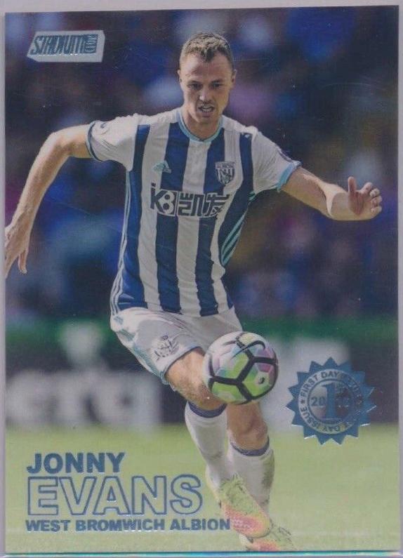 Jonny Evans #69 2016 Stadium Club Premier League