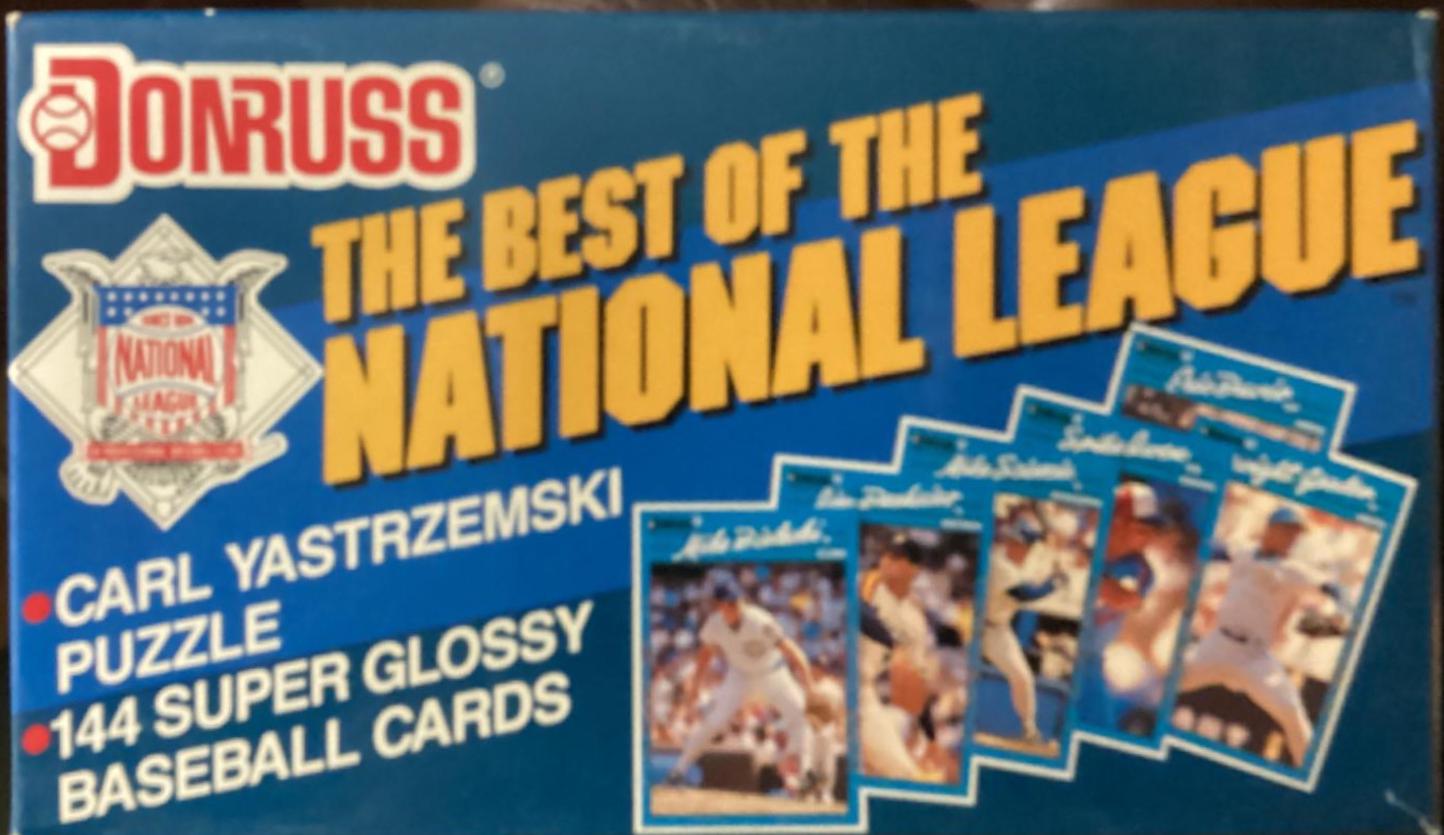 Complete Set Baseball Cards 1990 Donruss Best NL