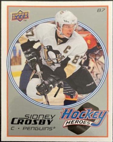 Sidney Crosby #HH5 Hockey Cards 2008 Upper Deck Hockey Heroes