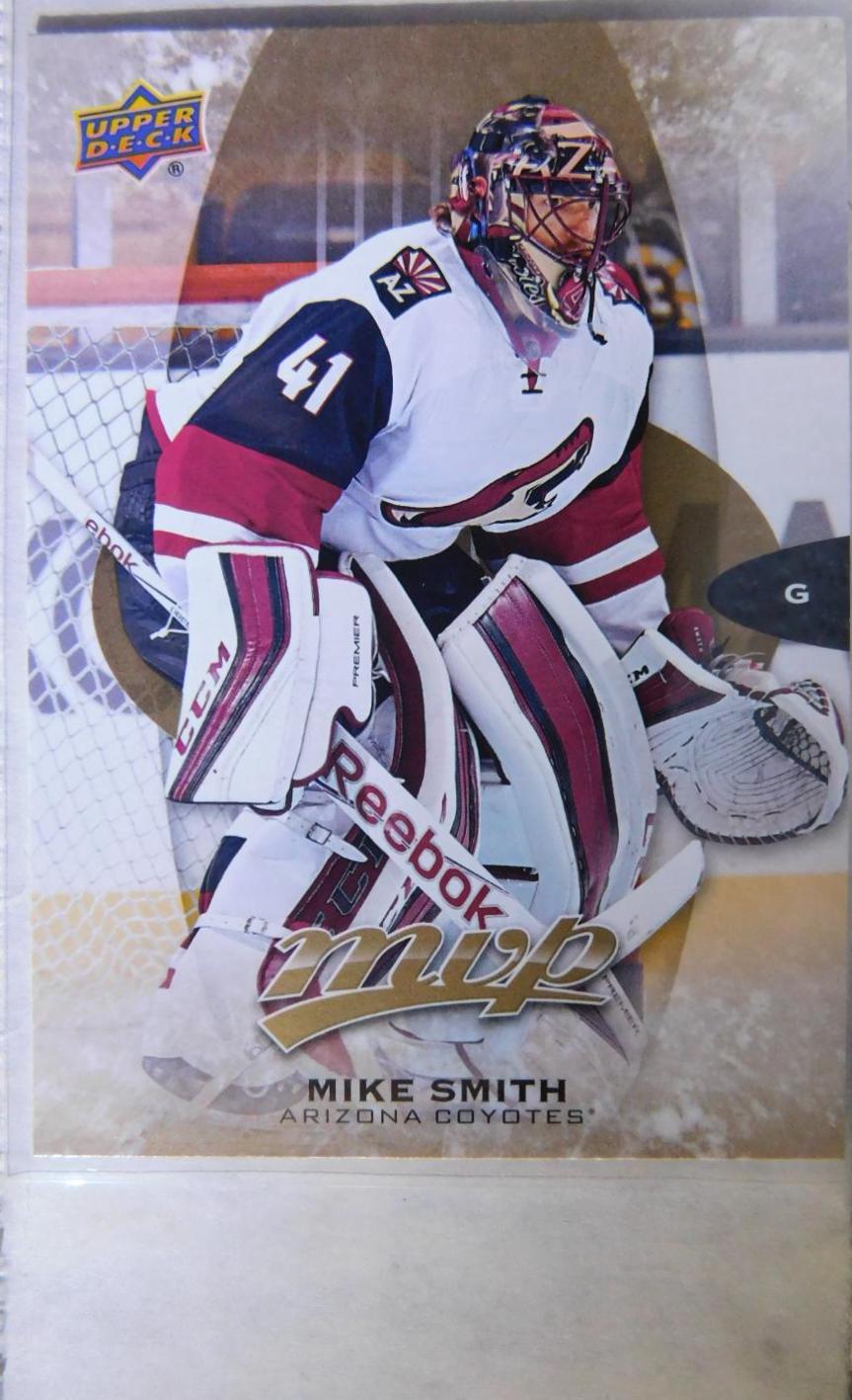 Mike Smith #38 Hockey Cards 2016 Upper Deck MVP