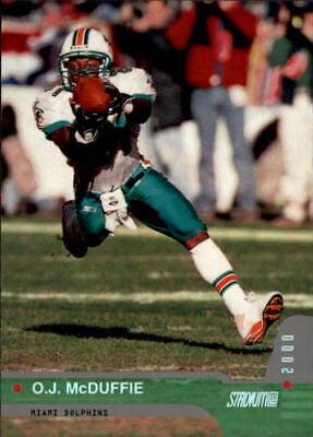 O.J. McDuffie #41 Football Cards 2000 Stadium Club
