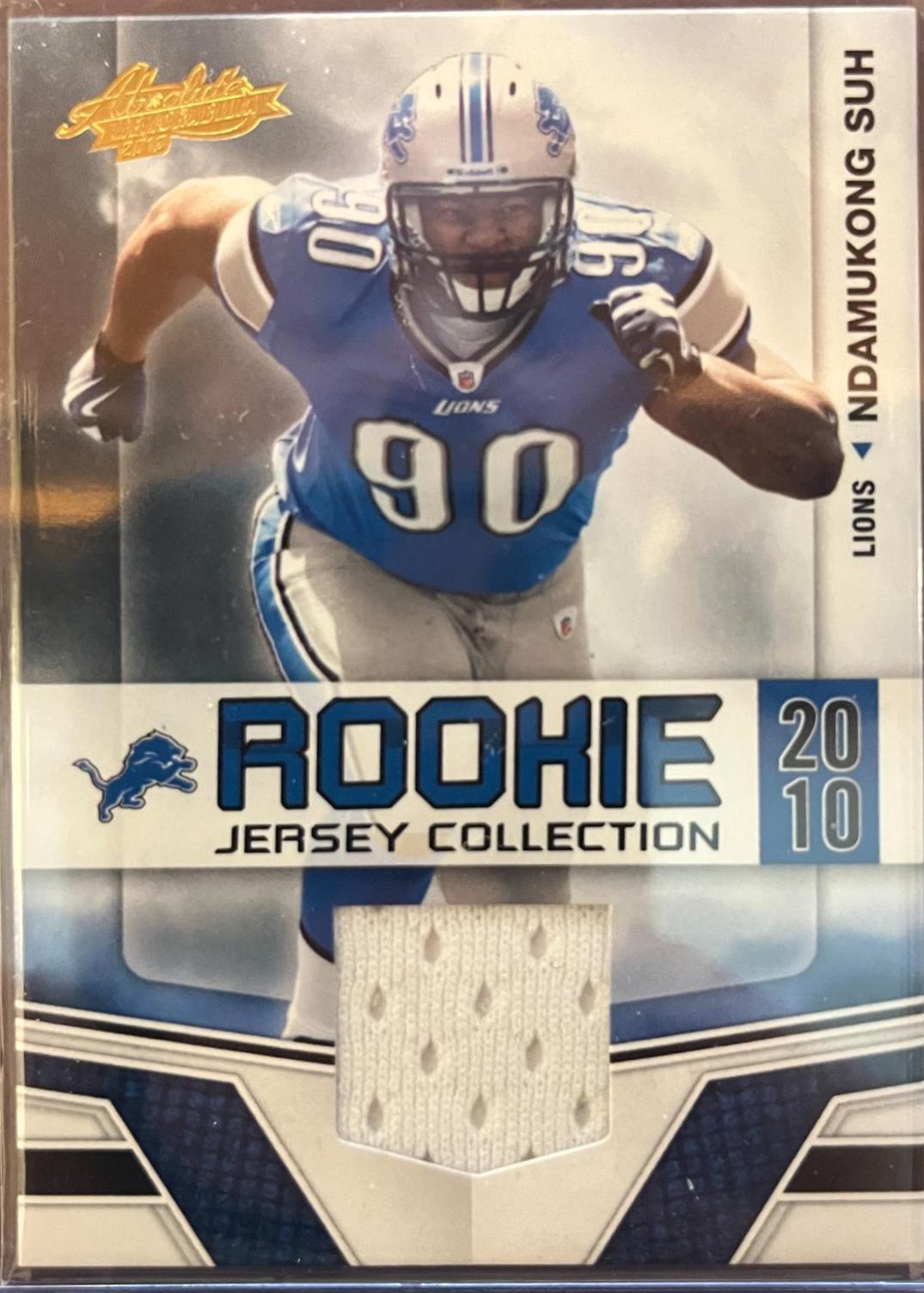 Ndamukong Suh #28 2010 Panini Absolute Memorabilia Rookie Jersey Collection Football