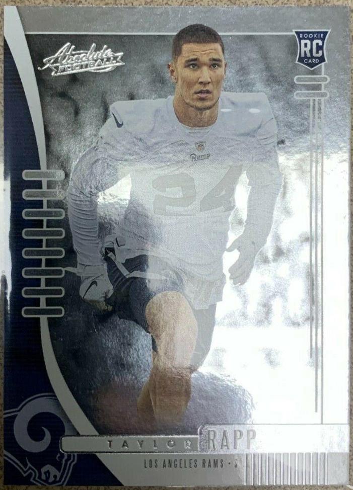 Taylor Rapp #167 Football Cards 2019 Panini Absolute