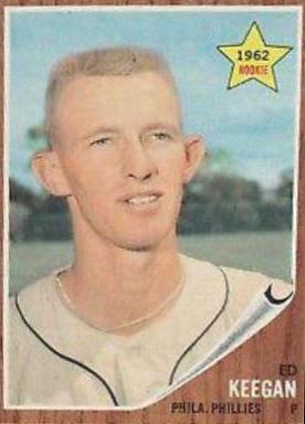 Ed Keegan #249 Baseball Cards 1962 Topps
