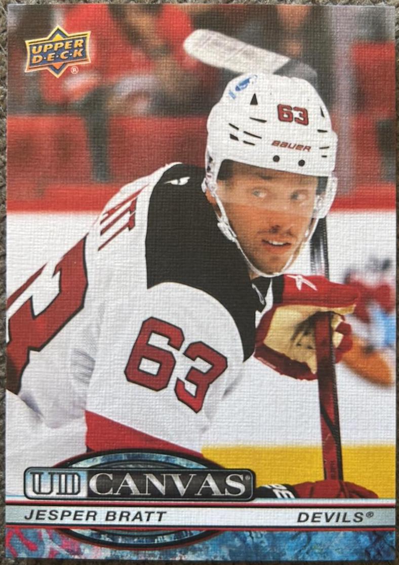 Jesper Bratt #C-313 2025 Upper Deck Extended Series UD Canvas Hockey