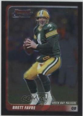Brett Favre #1 Football Cards 2003 Bowman Chrome