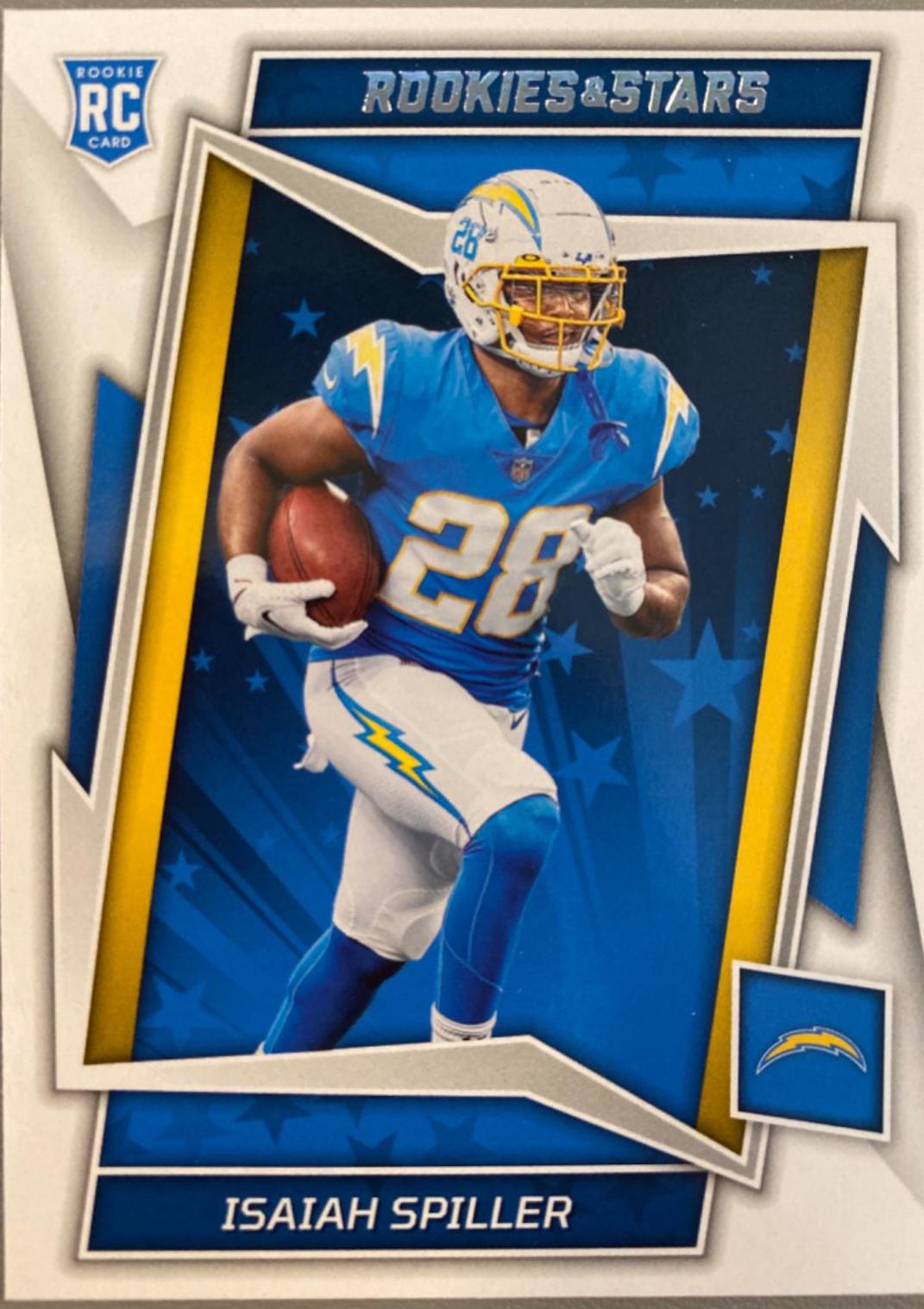 Isaiah Spiller #110 Football Cards 2022 Panini Rookies & Stars