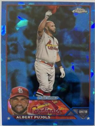Albert Pujols #5 Baseball Cards 2023 Topps Chrome Sapphire