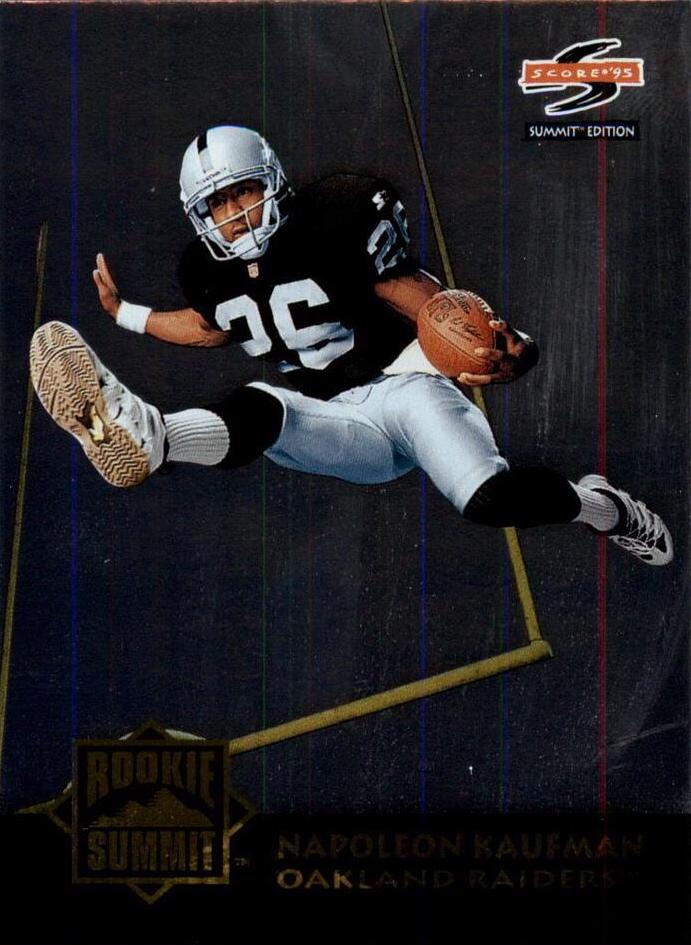 Napoleon Kaufman #14 Football Cards 1995 Summit Rookie