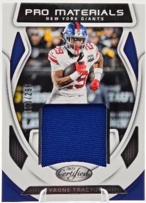 Tyrone Tracy Jr. #PM-TTJ 2025 Panini Certified Pro Materials Football