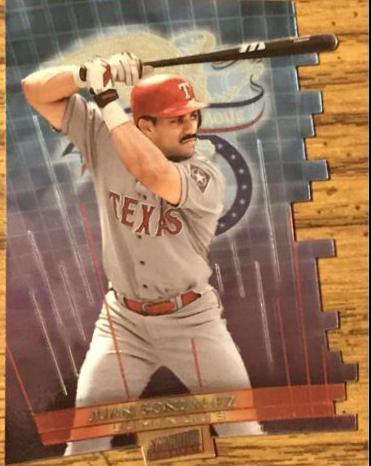 Juan Gonzalez #T13A 1999 Stadium Club Triumvirate Baseball