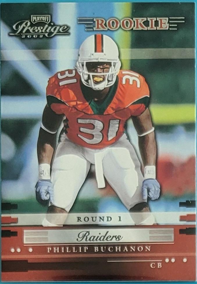 Phillip Buchanon #165 2002 Playoff Prestige Football
