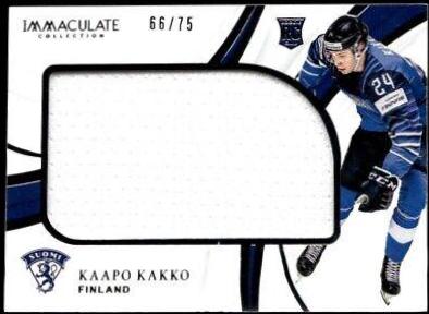 Kaapo Kakko #IJ-KF Hockey Cards 2019 Panini Immaculate Collection Jumbo Jersey