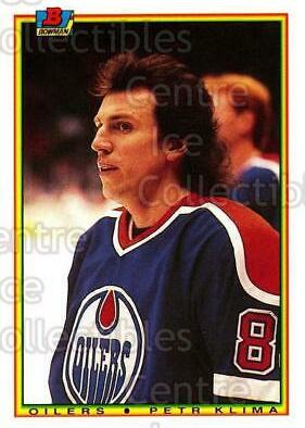 Petr Klima #197 Hockey Cards 1990 Bowman Tiffany