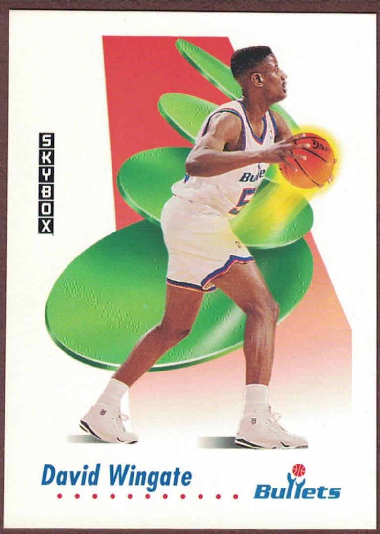 DAVID WINGATE #653 Basketball Cards 1991 Skybox