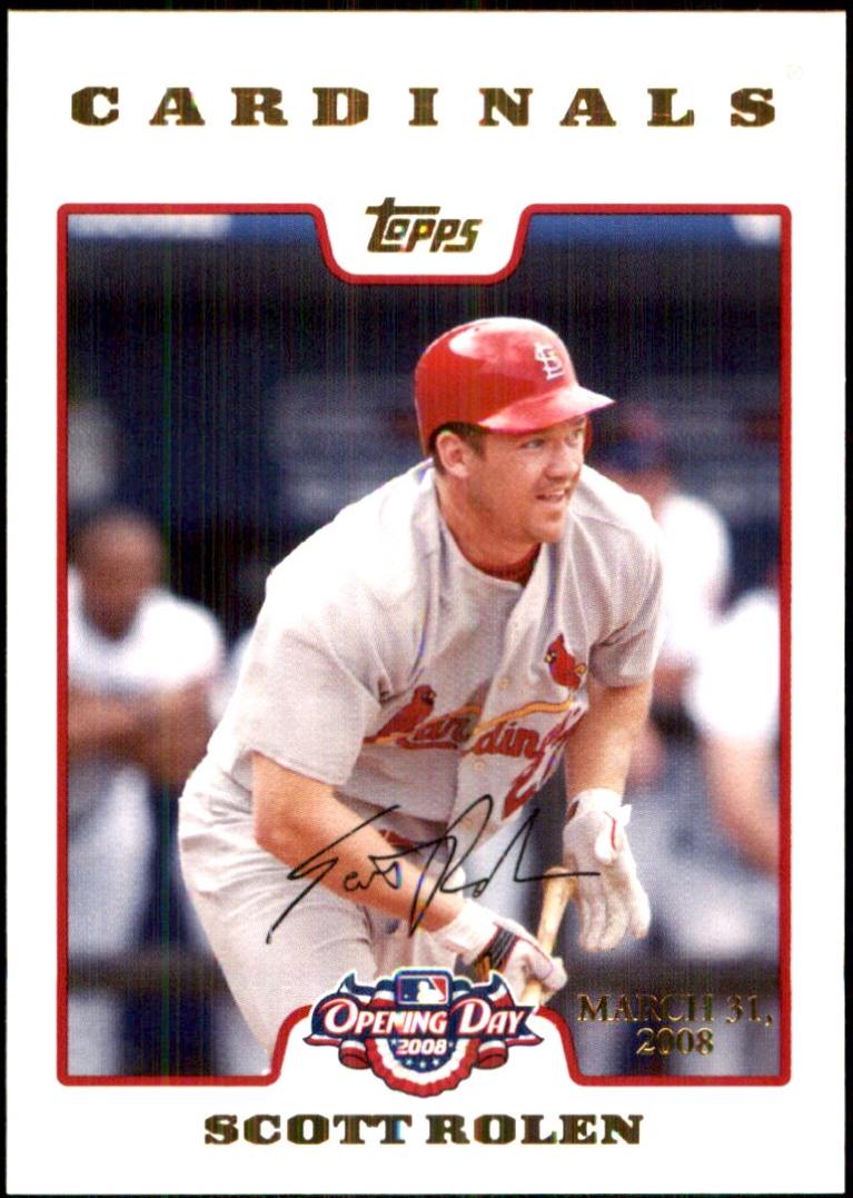 Scott Rolen [White] #72 Prices | 2008 Topps Opening Day | Baseball Cards