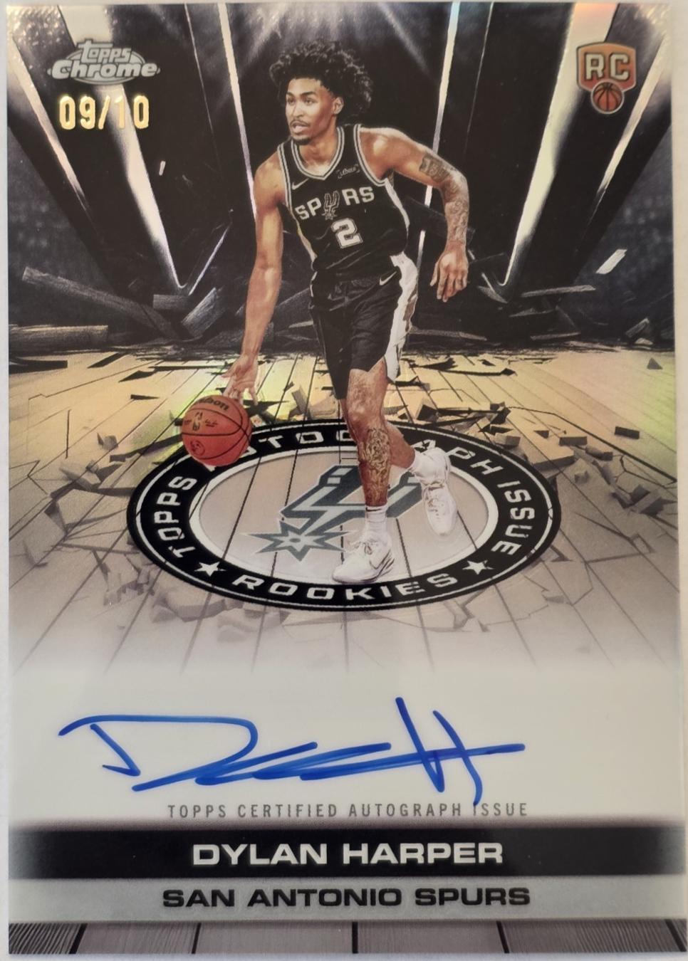 Dylan Harper [Refractor Black] #TAUR2-DH
