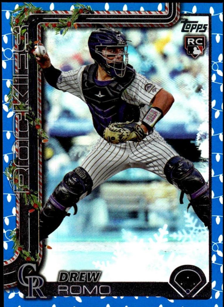 Drew Romo [Holiday Lights] #H114 Prices | 2025 Topps Holiday | Baseball ...