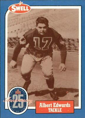 Turk Edwards #38 Football Cards 1988 Swell Greats