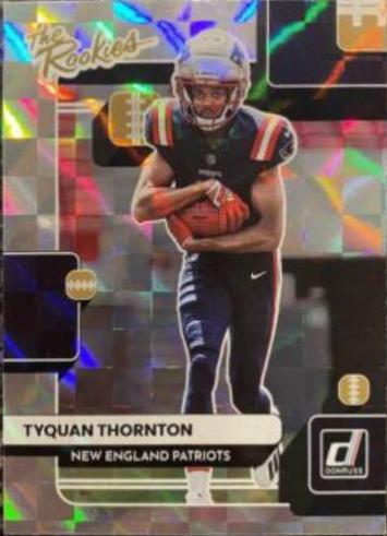 Tyquan Thornton #TR-22 Football Cards 2022 Panini Donruss The Rookies