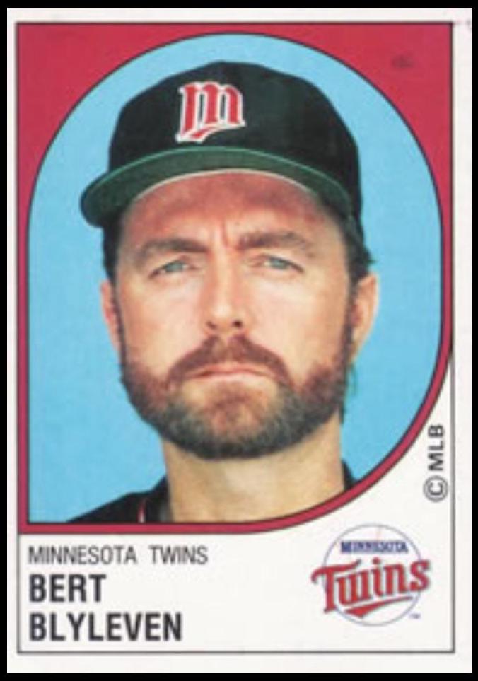 Bert Blyleven #132 Baseball Cards 1988 Panini Stickers