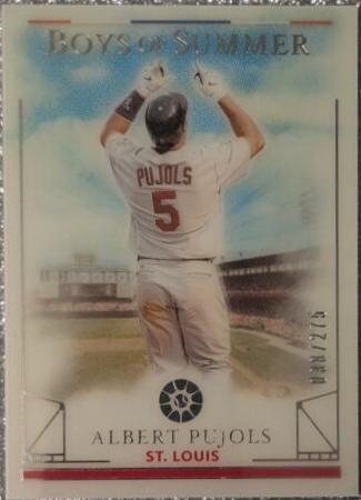 Albert Pujols #7 Baseball Cards 2024 Panini Boys of Summer