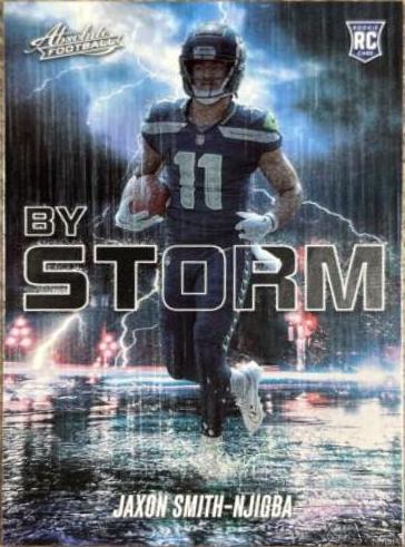 Jaxon Smith Njigba #BST-9 Football Cards 2023 Panini Absolute By Storm