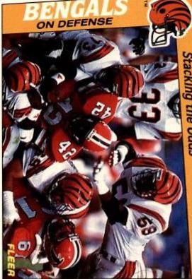 Stacking the Odds Defense #2 Football Cards 1988 Fleer Team Action
