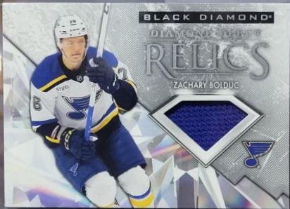 Zachary Bolduc #DD-ZB Hockey Cards 2024 Upper Deck Black Diamond Debut Relics Jersey