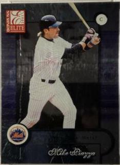 Mike Piazza #16 Baseball Cards 2001 Donruss Elite
