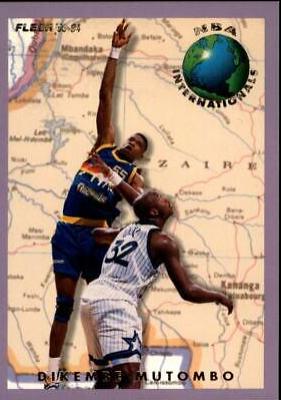 Dikembe Mutombo #7 Basketball Cards 1993 Fleer