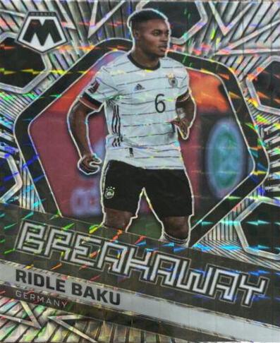 Ridle Baku #23 Soccer Cards 2021 Panini Mosaic Road to FIFA World Cup Breakaway