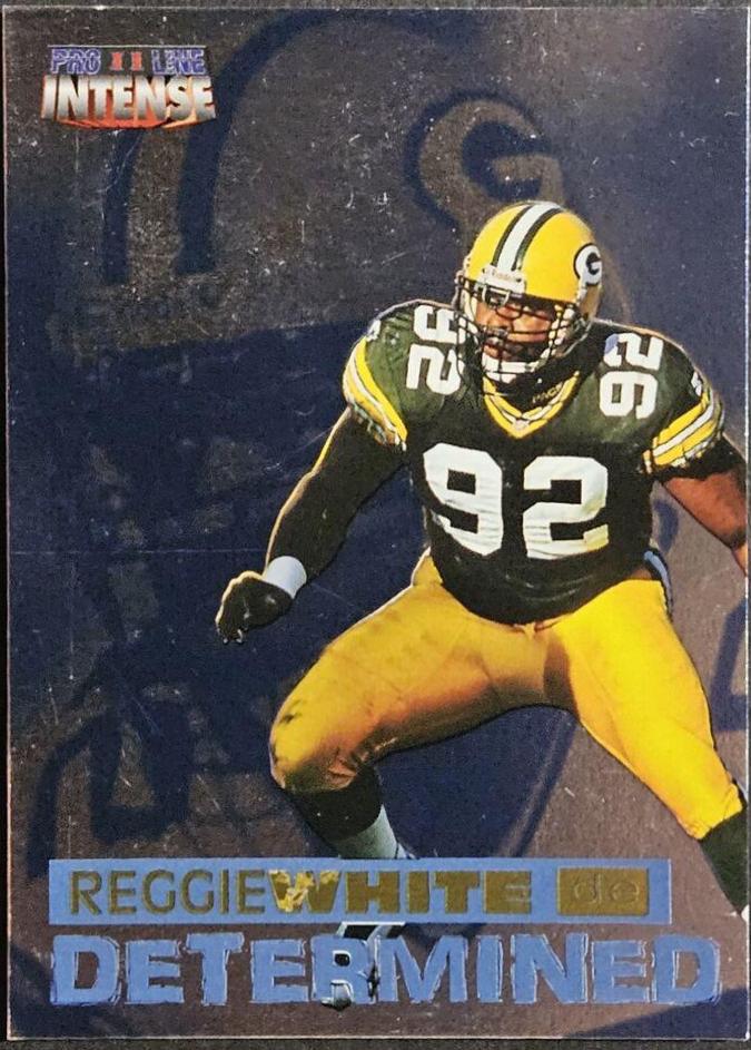 Reggie White #3 Football Cards 1996 Pro Line 2 Intense Determined