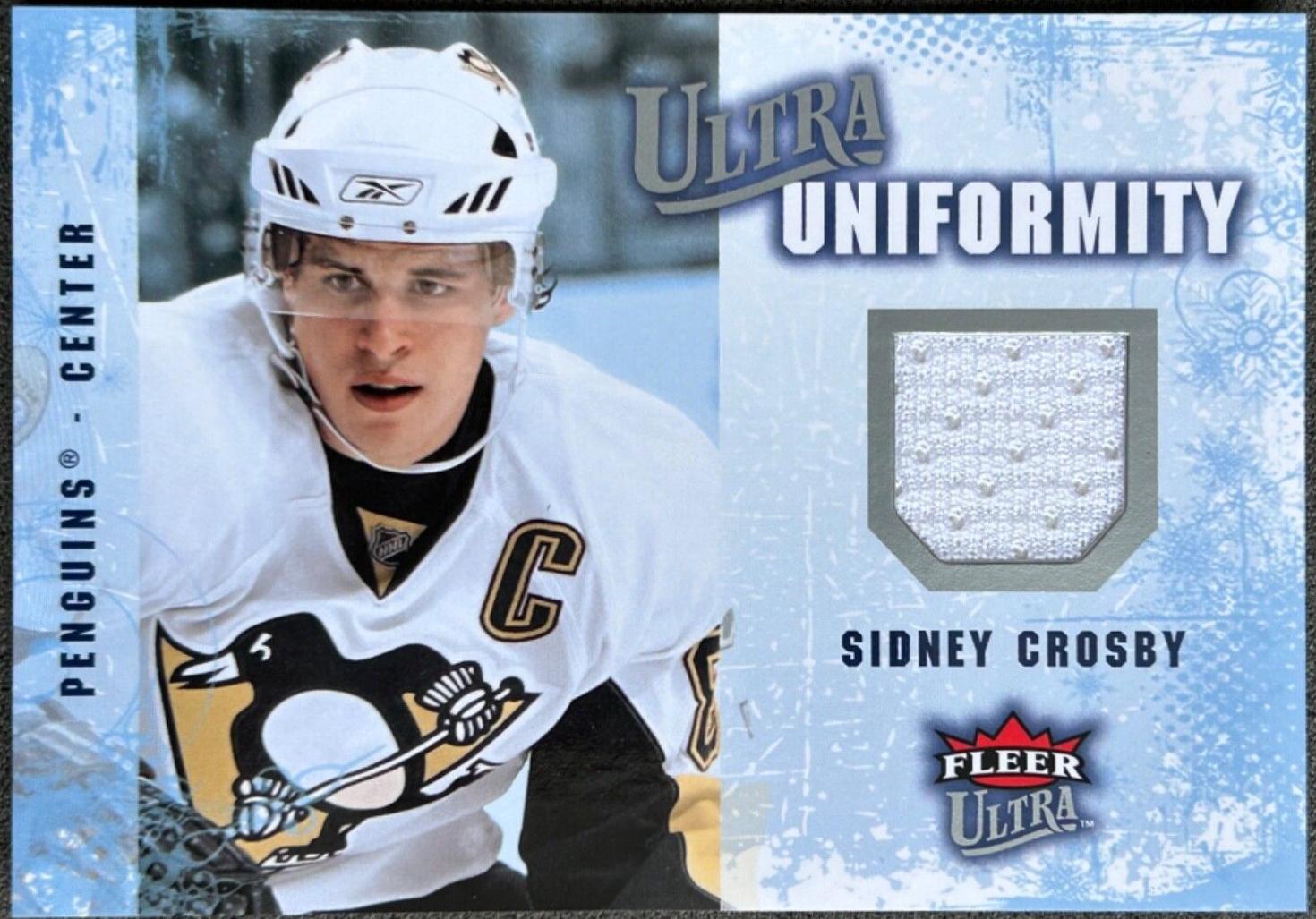 Sidney Crosby #UA-SC Hockey Cards 2008 Ultra Uniformity