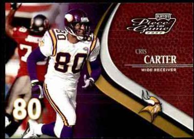 Cris Carter #53 2002 Playoff Piece Of The Game Football