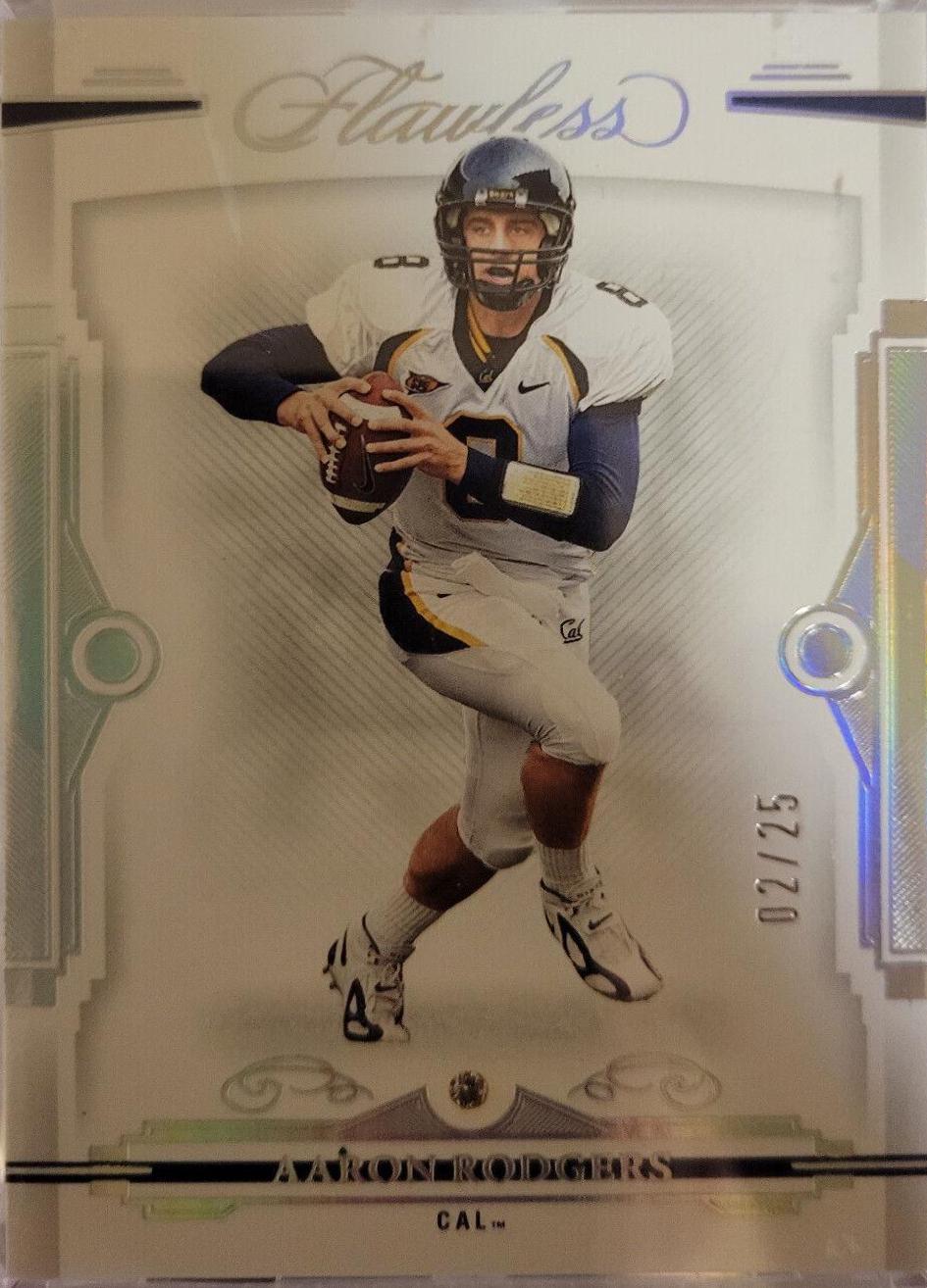 Aaron Rodgers #2 Football Cards 2022 Panini Flawless Collegiate