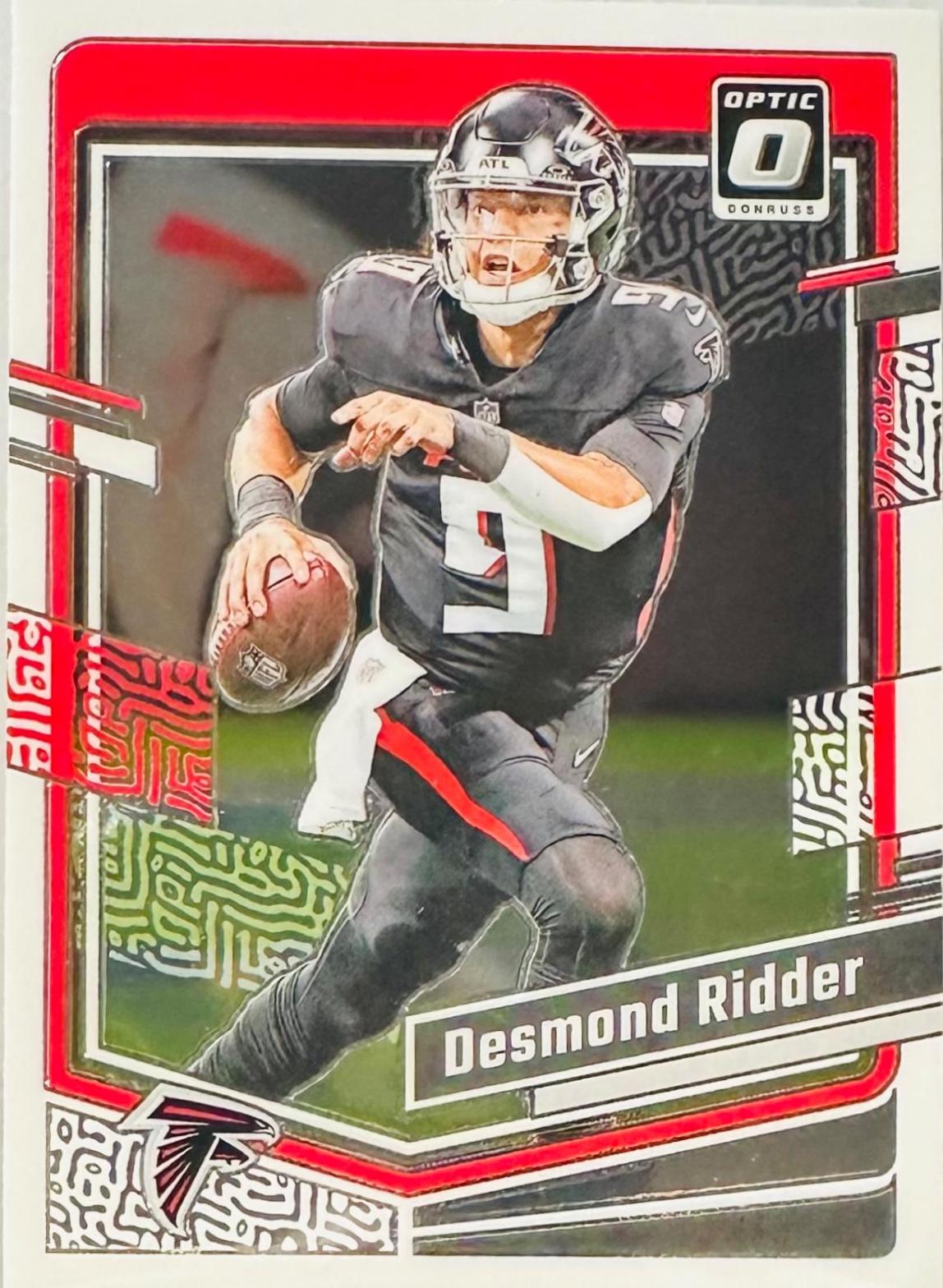 Desmond Ridder #9 Football Cards 2023 Panini Donruss Optic