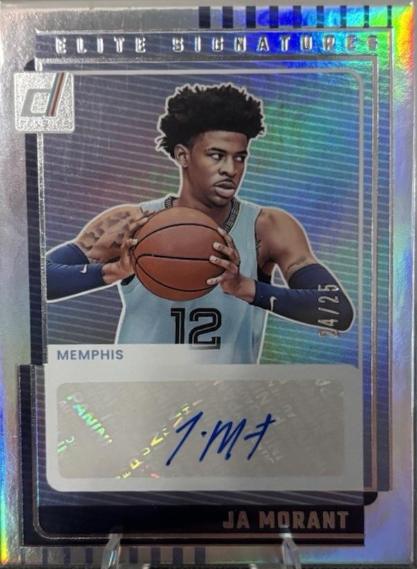 Ja Morant #6 2025 Panini Donruss Elite Signature Basketball