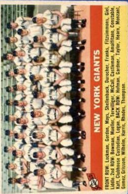 1956 Giants Team #226