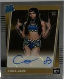 Cora Jade #RR-CJD Wrestling Cards 2022 Panini Chronicles WWE Donruss Optic Rated Rookie Signatures