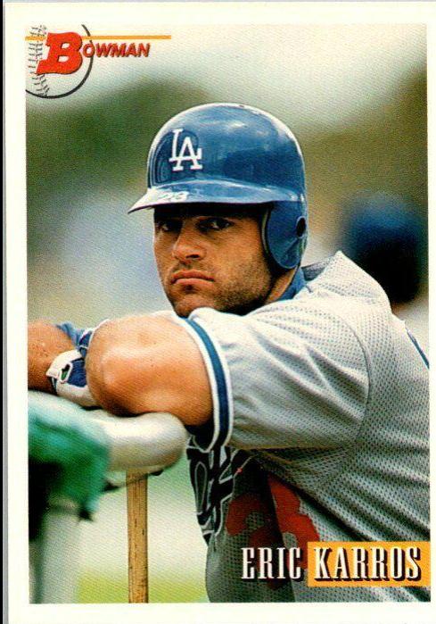 Eric Karros #14 Baseball Cards 1993 Bowman