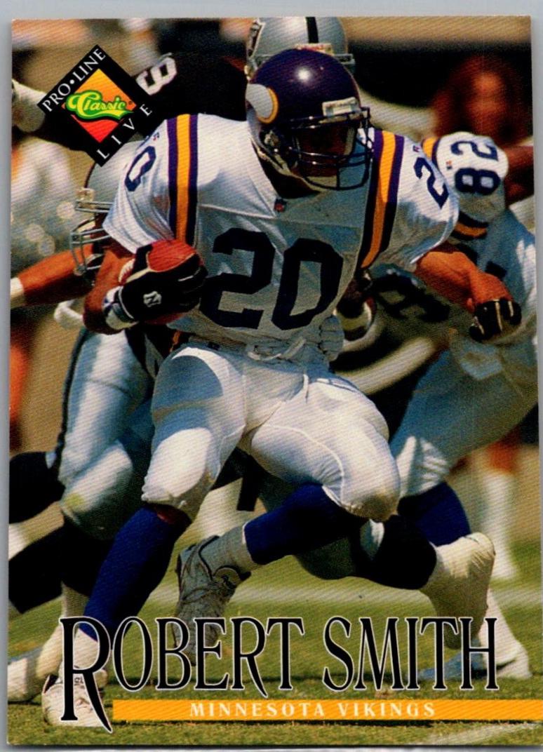 Robert Smith #87 1994 Pro Line Live Football