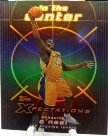 Shaquille O'Neal #IC1 Basketball Cards 2001 Topps Xpectations in the Center