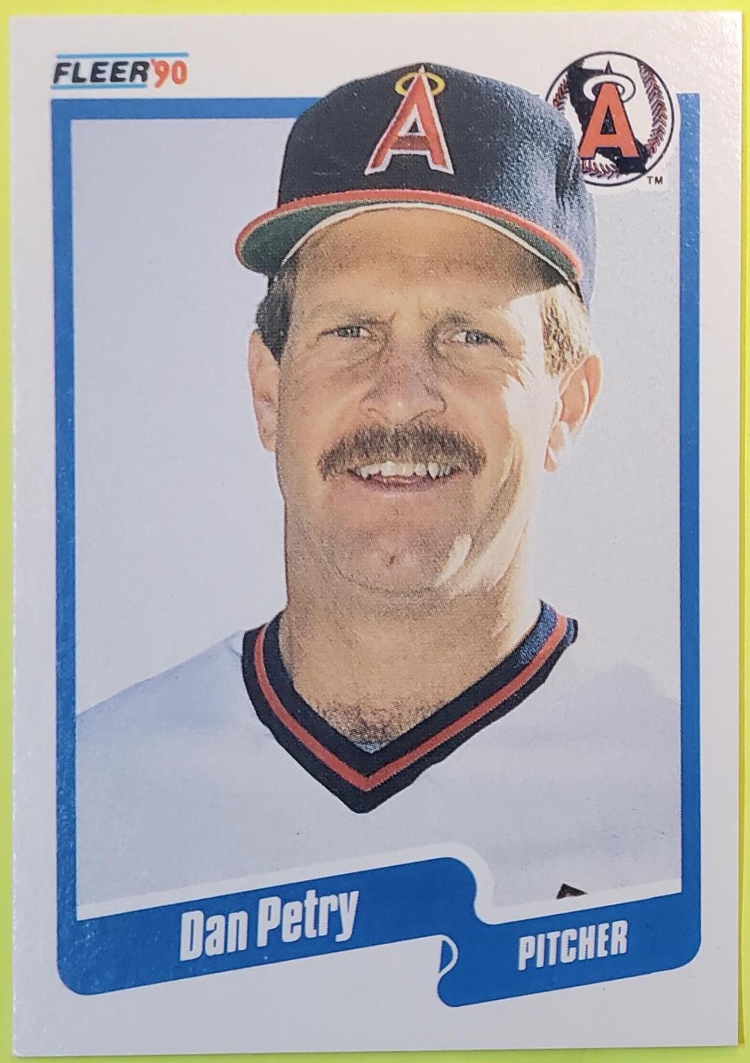 Dan Petry #142 Baseball Cards 1990 Fleer