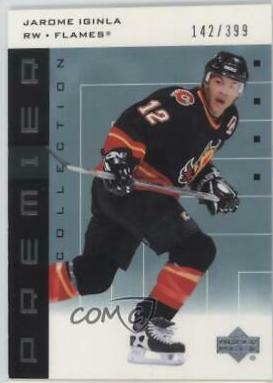 Jarome Iginla #9 Hockey Cards 2002 Upper Deck Premier Collection