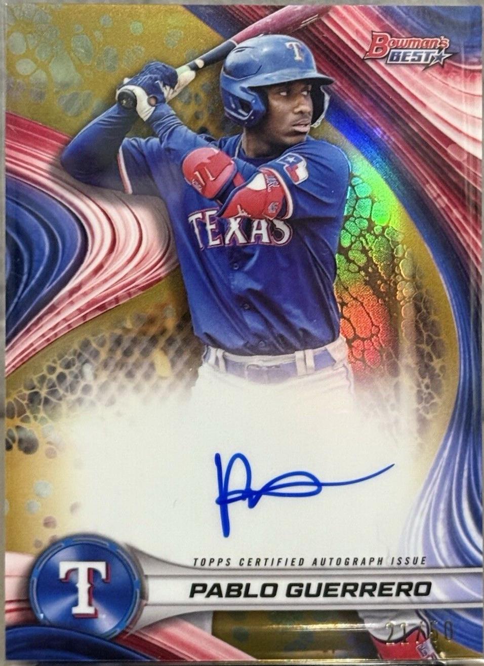 Pablo Guerrero [Gold Refractor] #B24-PG