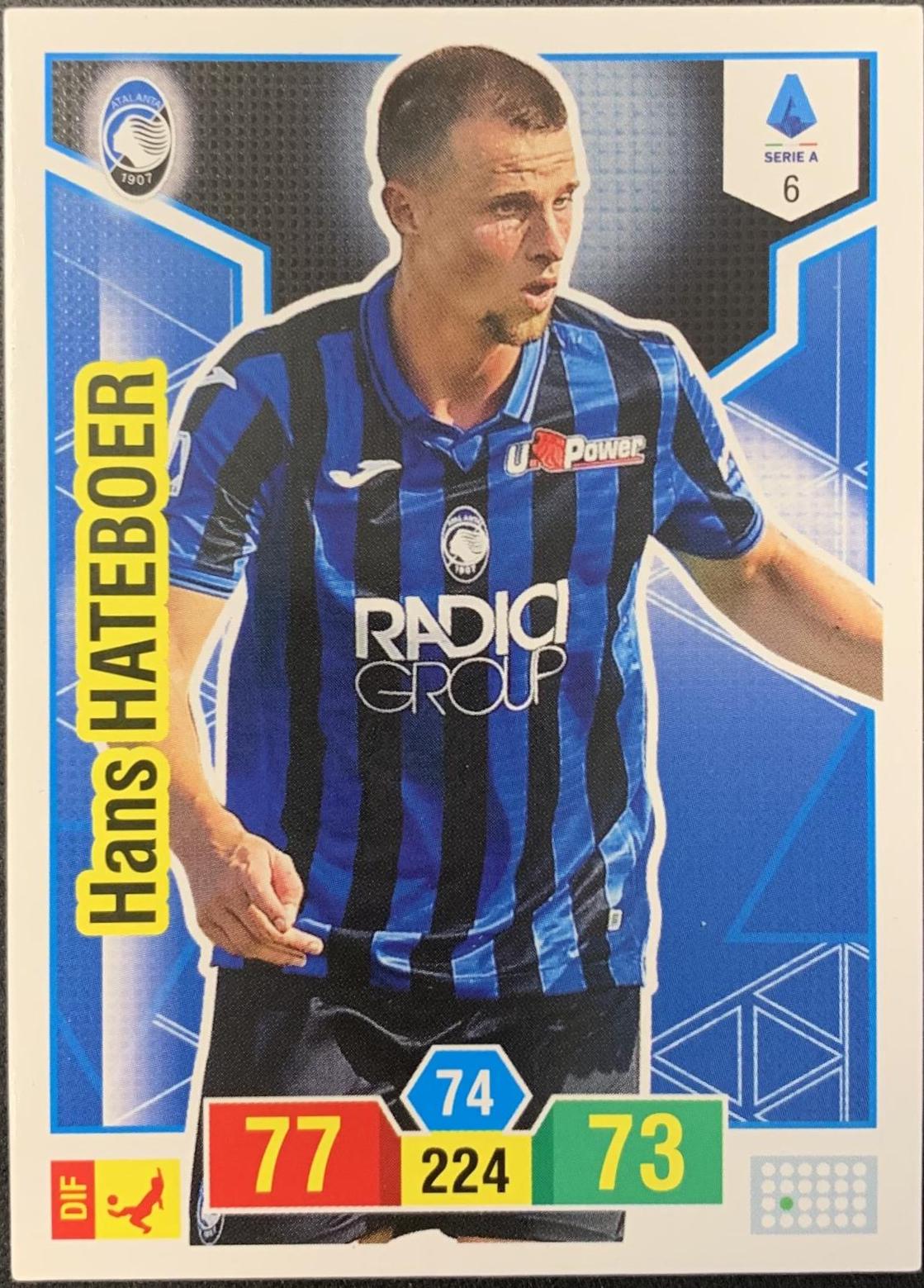 Hans Hateboer #6 2019 Panini Calciatori Adrenalyn XL Soccer