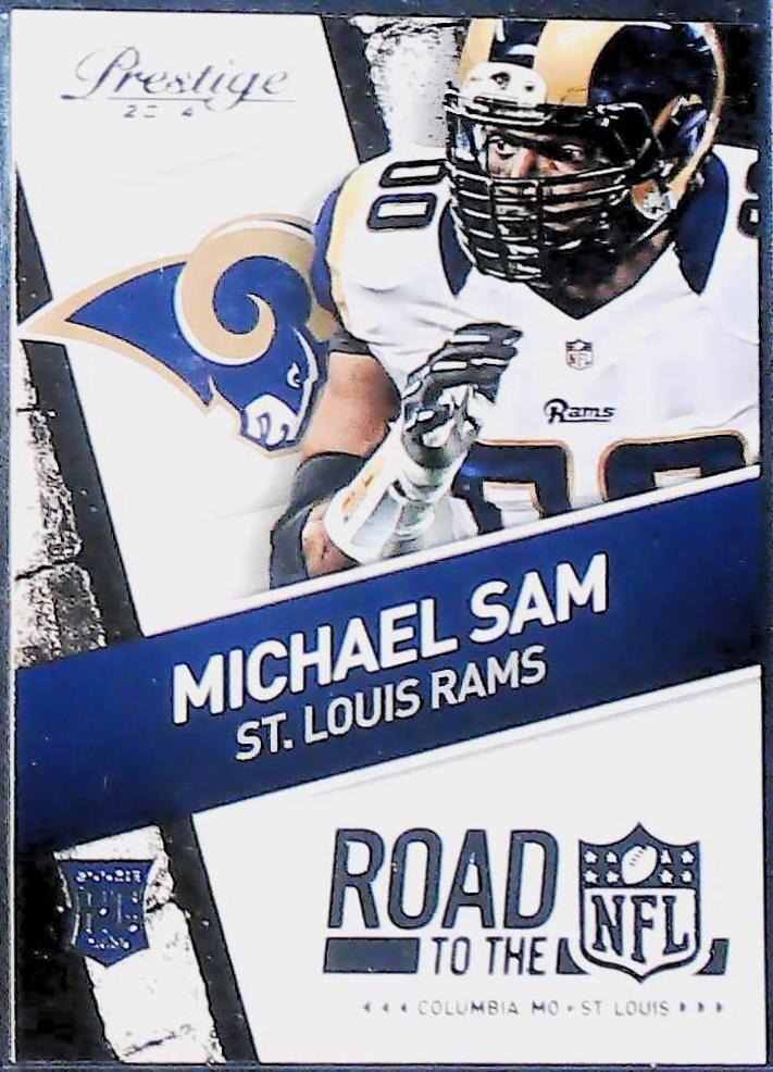Michael Sam #38 Football Cards 2014 Panini Prestige Road to the NFL