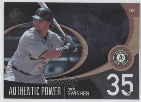 Nick Swisher #AP38 2007 Sp Authentic Baseball