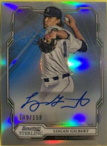 Logan Gilbert #LG 2019 Bowman Sterling Prospect Autographs Baseball
